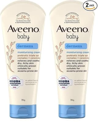 Aveeno Baby Dermexa Moisturising Cream 206g (Pack of 2) Aveeno Baby Dermexa Moisturising Cream 206g (Pack of 2) - / 206 g (Pack of 2)