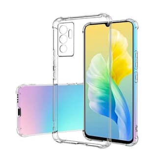 Faircost for Vivo V23e 5G Back Cover Shockproof (Silicon| Transparent)