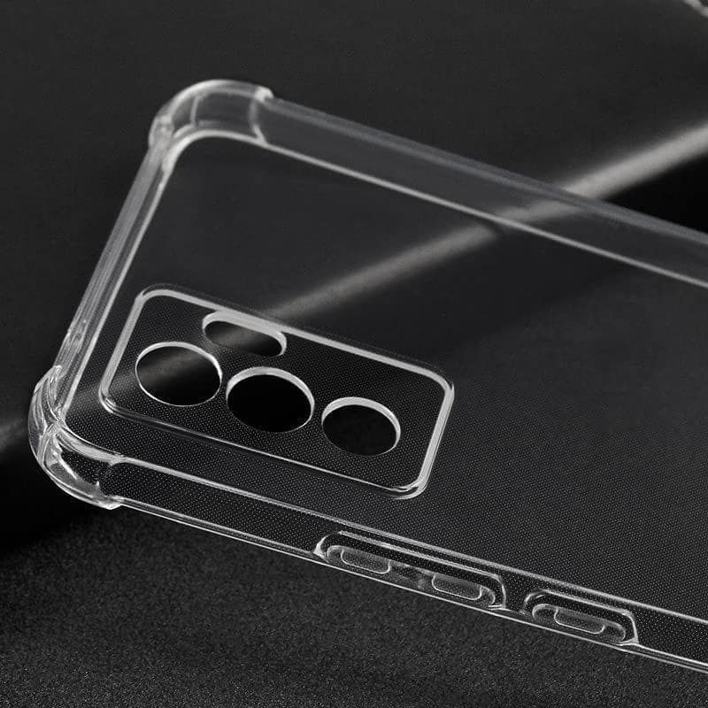 Faircost for Vivo V23e 5G Back Cover Shockproof (Silicon| Transparent) view 3