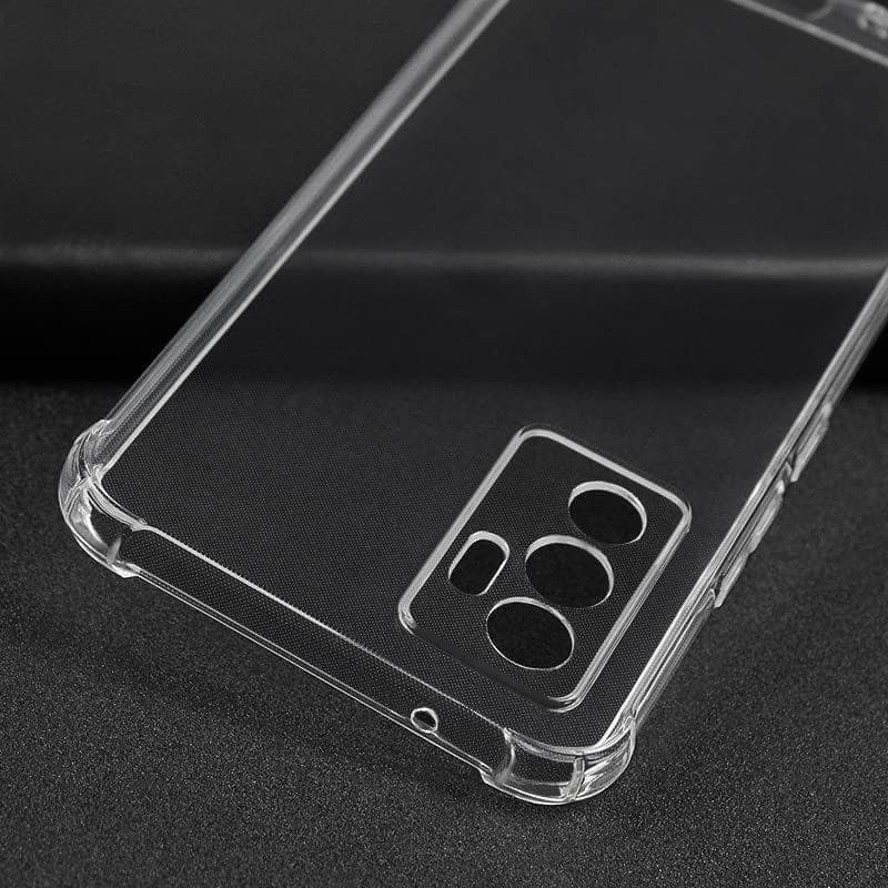 Faircost for Vivo V23e 5G Back Cover Shockproof (Silicon| Transparent) view 5