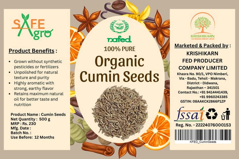 Organic Cumin Seeds view 3
