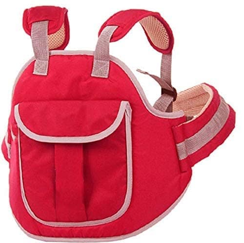 Red Baby Harness Belt – Lightweight Front Carry Baby Carrier for Toddlers