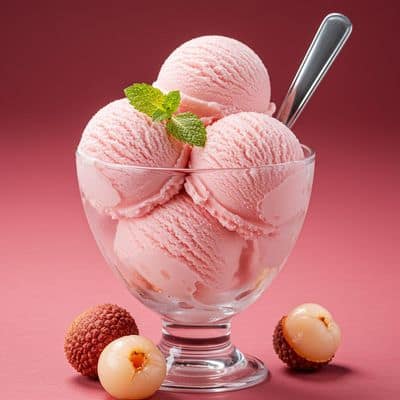 Litchi Ice Cream