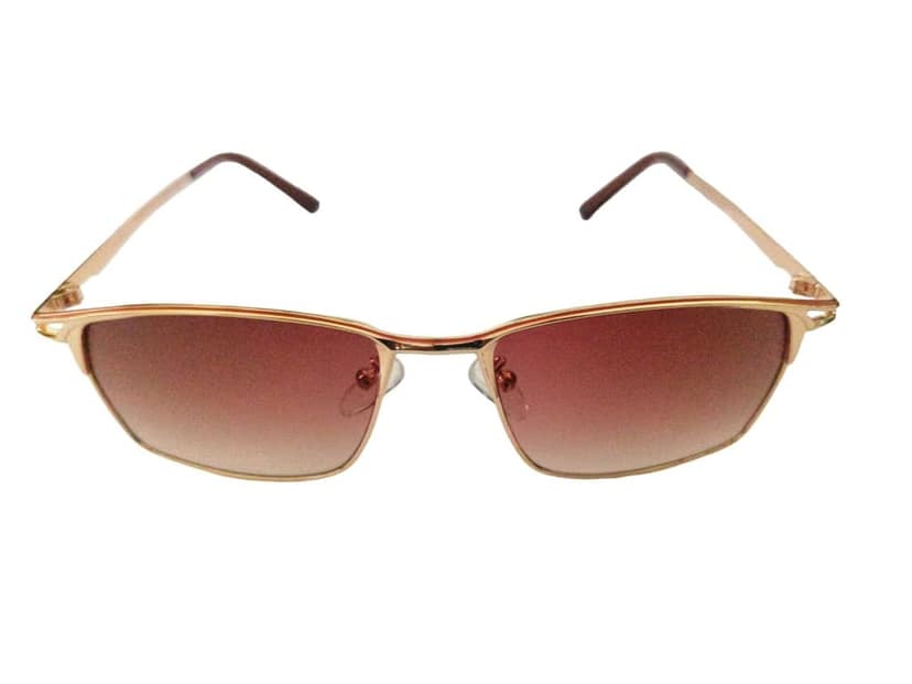 MD Style UV Protected Retro Style Full Rim Rectangular Metal Frame Sunglasses/Men - Women Fashion Sunglasses view 2