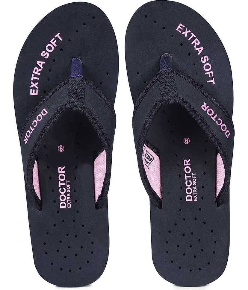 DOCTOR EXTRA SOFT - Navy Blue Women's Slipper