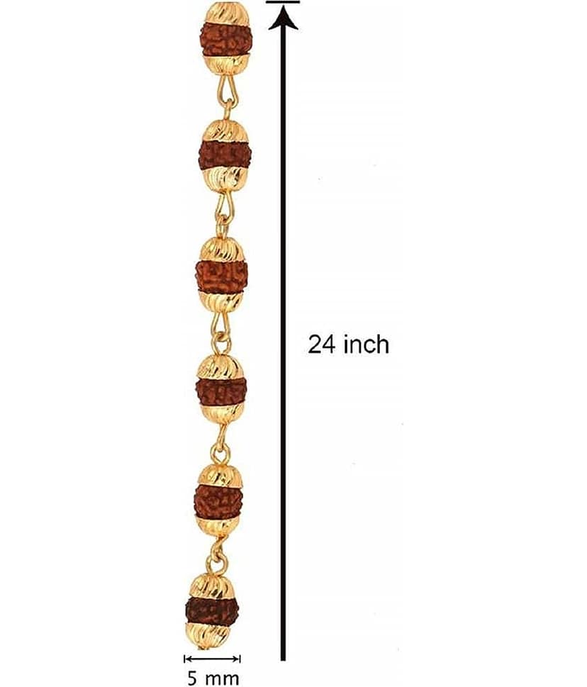 Charms Gold Plated Alloy Chain ( Pack of 1 ) view 2