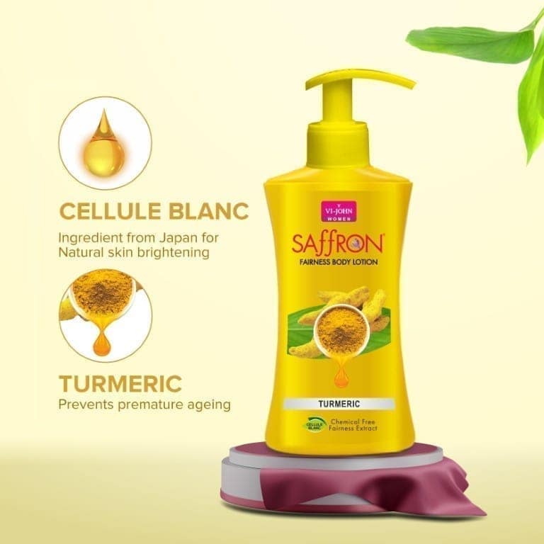 VI-JOHN Body Lotion Combo Of 2 | 250 ML Each | For Men And Women | All Skin Types | Turmeric | Rose 500 ML view 6