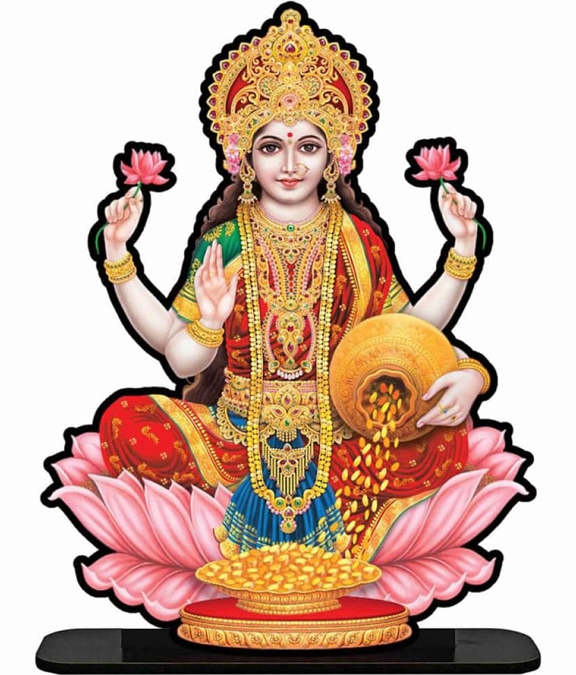 Saf Wood Laxmi Ganesh Idol ( 25 cm )