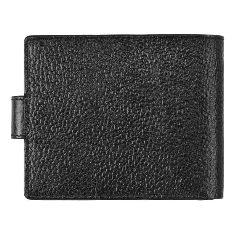 LOREM Bi-Fold Genuine Leather 7 ATM Removable Card Slots Wallet for Men-UF view 3