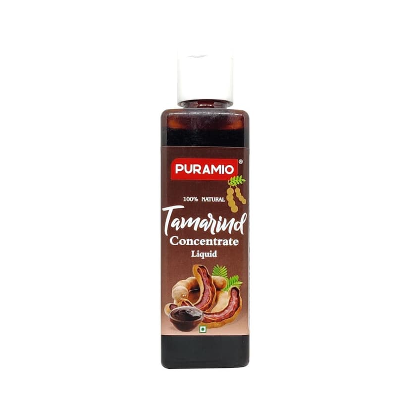 Puramio 100% Natural Tamarind (Imli) Concentrate Liquid, 130 ml