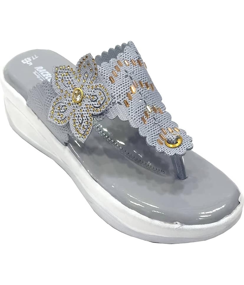 Racecourse - Gray Women's Slip On Heels