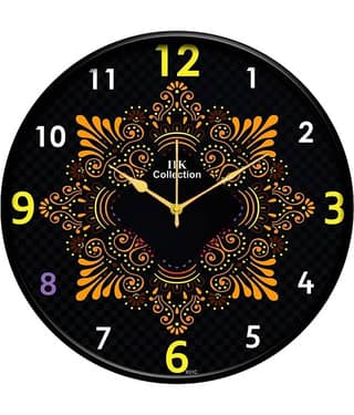 IIK COLLECTION - Circular Analog Wall Clock