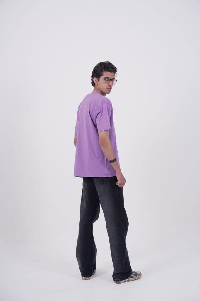 Essential Basics 210GSM Oversized plain T-Shirt view 2