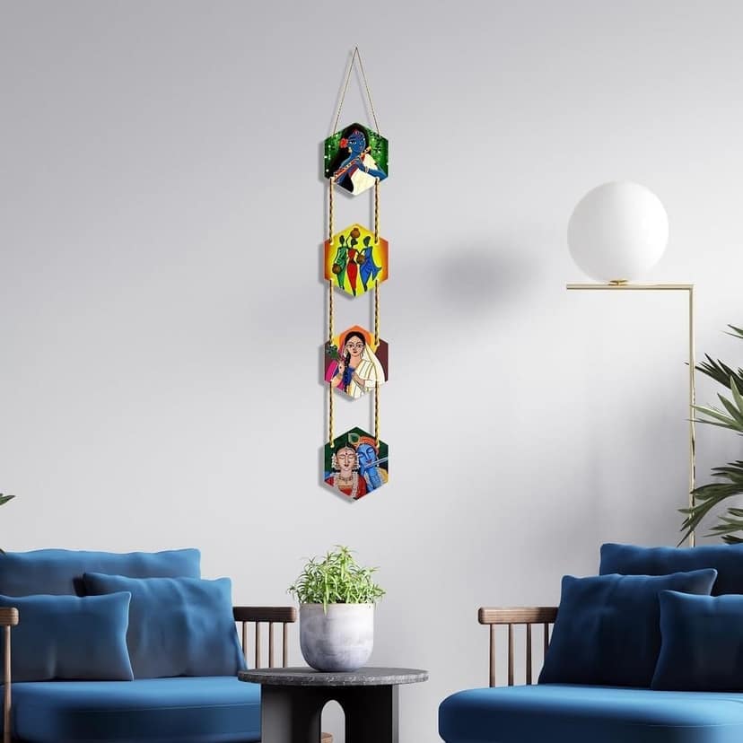 Wall Hangings for Home Decoration Items for Living Room Decor Welcome Home Wall Hanging for Home Office Decoration Handmade Craft Decorative Wall Art (WH1608) view 2