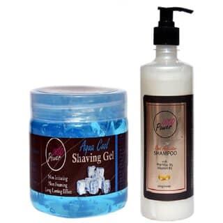 INDOPOWER ADd266-AQUA COOL SHAVING GEL 200g. + ROOT ACTIVATOR SHAMPOO 500g.