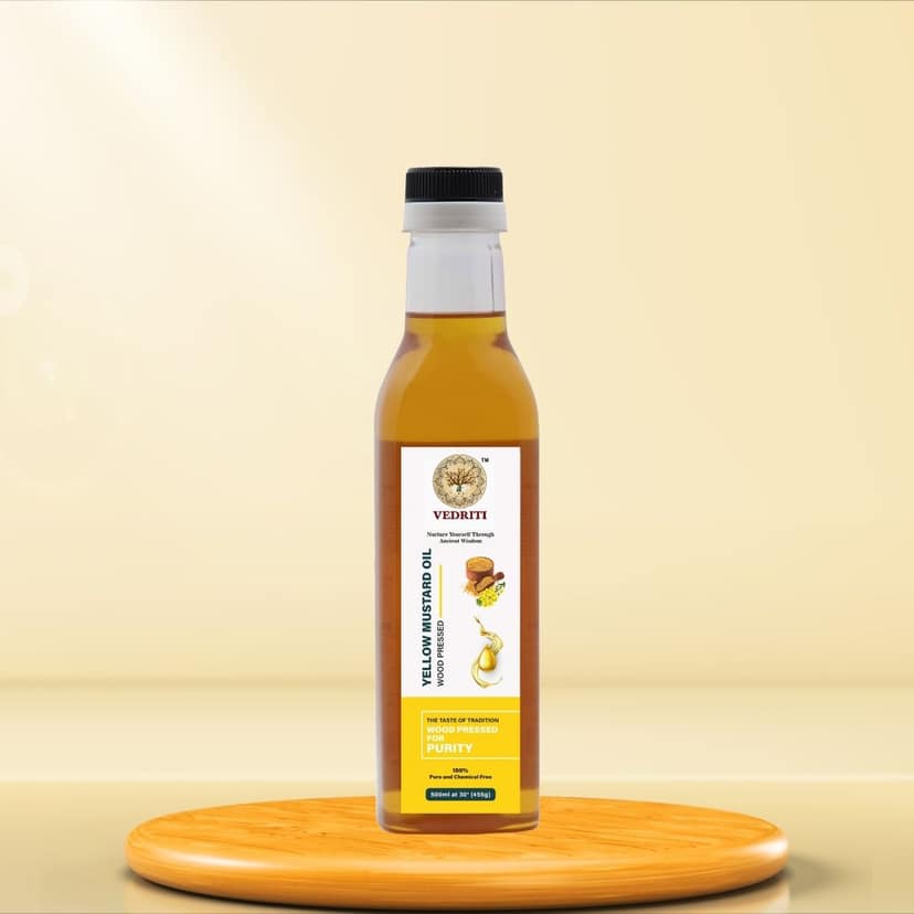 Wood Pressed Yellow Mustard Oil