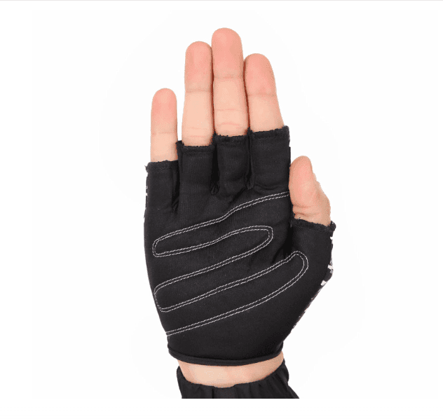 JUST JUNKIES Biker Cycling Gym Glove (MESH, Stretchable) (Large) Sun Protection Dustproof Hand Socks Sunblock Gloves UV Protection for Mens and Boys view 3