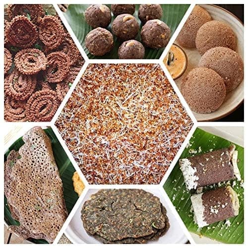 M.R Healthy Eats- Organic Sprouted Ragi Flour for Kids & Adults In Food-Grade Container 400 gms each (Pack of 2) (+6 Months) view 5
