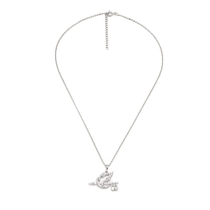 Silver Shree Krishna Baasuri Pendant with Chain view 5
