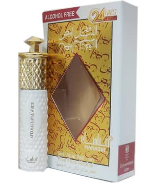 MANASIK ATTAR AL LAYAL WHITE Attar Roll On 6ml ( For men and women )