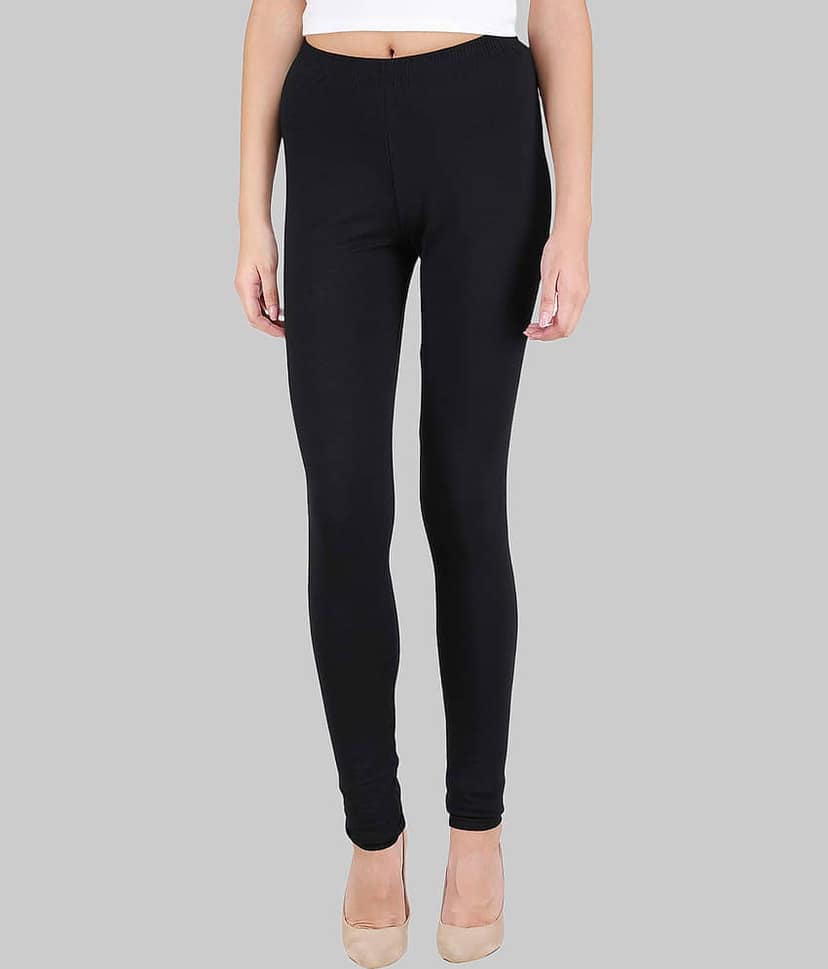 FnMe - Multicolor Cotton Women's Leggings ( Pack of 4 ) view 2