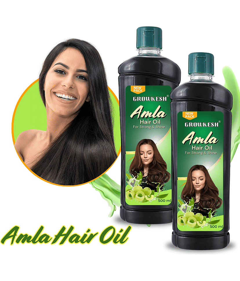 Growkesh Damage & Repair Amla Oil 500 ml ( Pack of 2 )