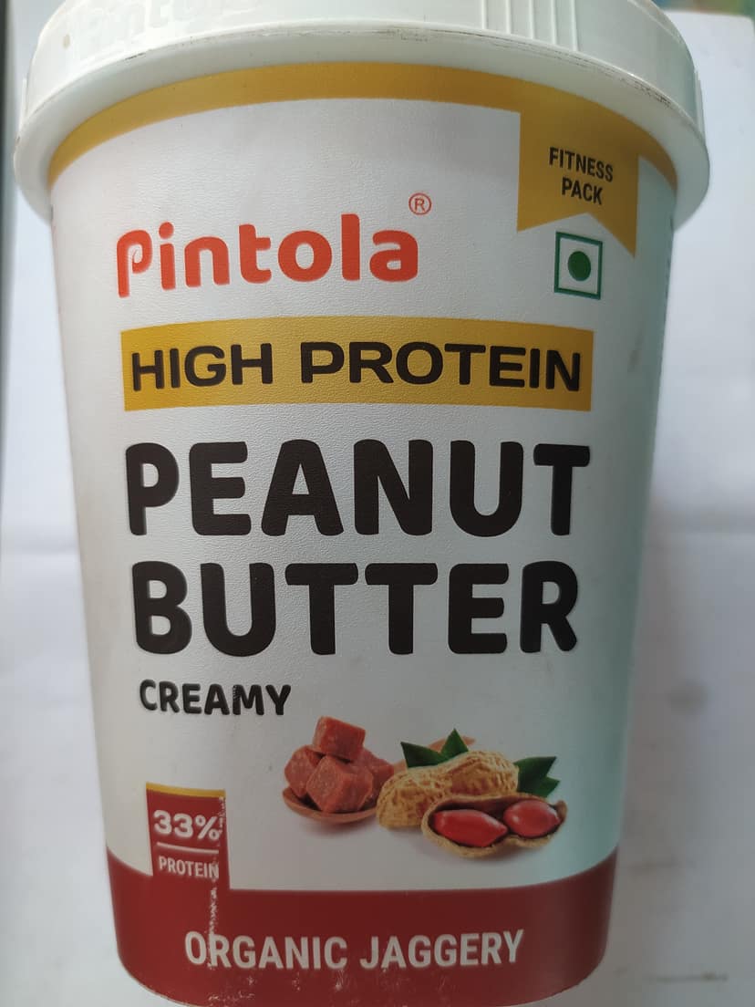 Pintola High protein Peanut Butter Creamy Organic jaggery