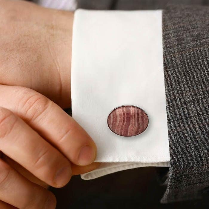 Silver Brown Crystal Limited Edition Cufflinks view 2