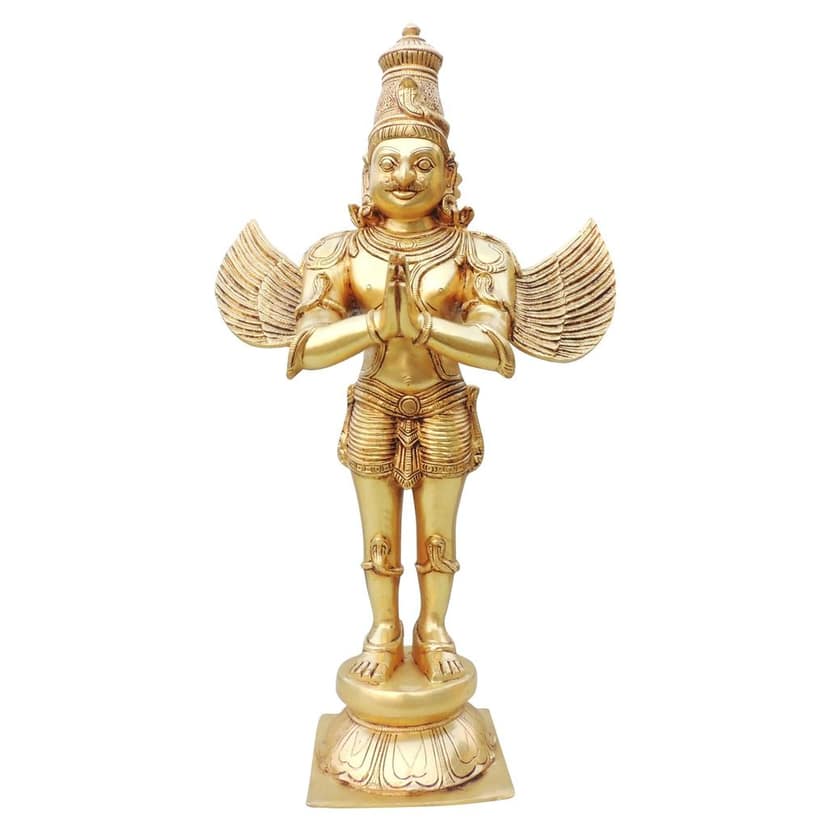 Brass Garuda Dev Premium God Idol, Height : 22 Inch (BSMAS1627 C) view 2