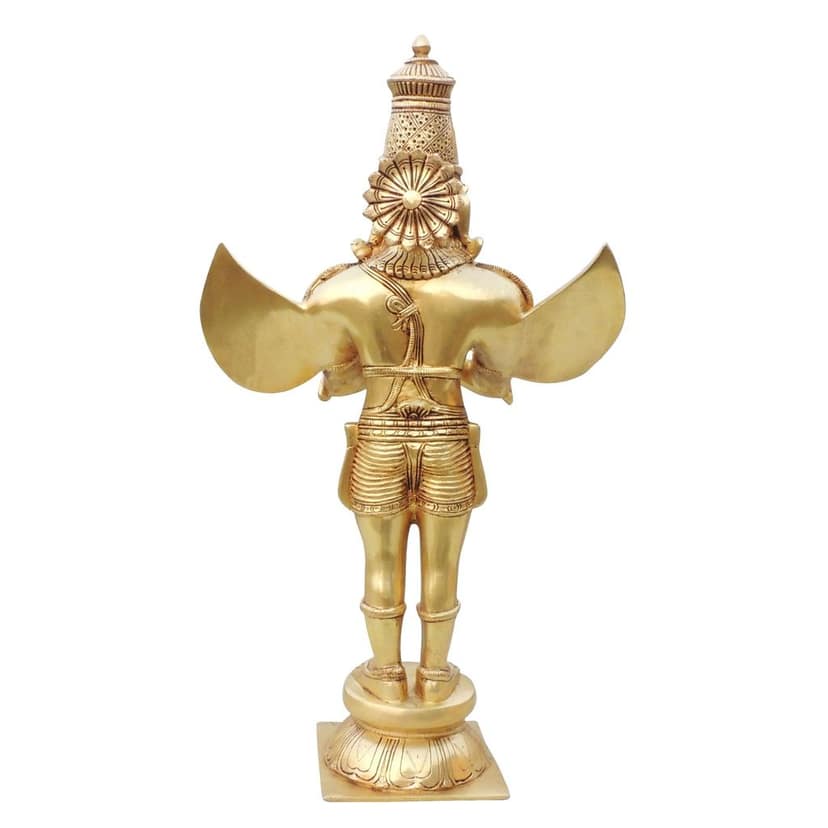 Brass Garuda Dev Premium God Idol, Height : 22 Inch (BSMAS1627 C) view 3