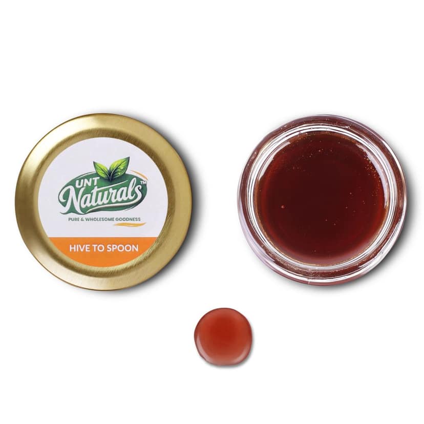 UNT Naturals Raw Jamun Honey 250g- Pure Unfiltered, Unprocessed, Unpasteurized & Unheated Shahad- No Added Sugar- Rich in Nutrients & Antioxidant- Natural Sweetener for Tea, Cooking & Baking view 5