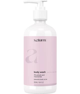 Saturn by GHC 2% Salicylic Acid Body Wash for Women with Niacinamide, Glycerine (Pack of 1 - 250 ml)