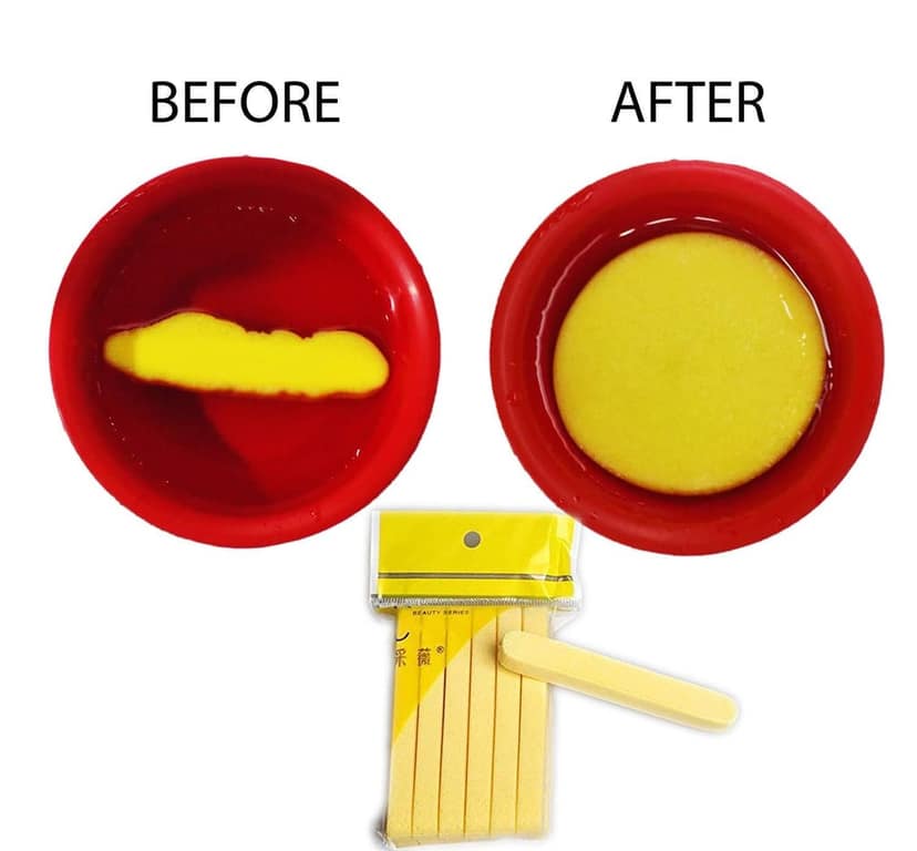 Professional Makeup Sponge Wedges - 12 Pieces Beauty Sponges Blender Set for Flawless Liquid & Cream Makeup Application with Case (Yellow) view 4