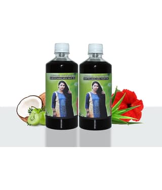 ADIVASI AYURVEDIC BHRINGAMALAKA HAIR OIL 250 mL Pack of 2