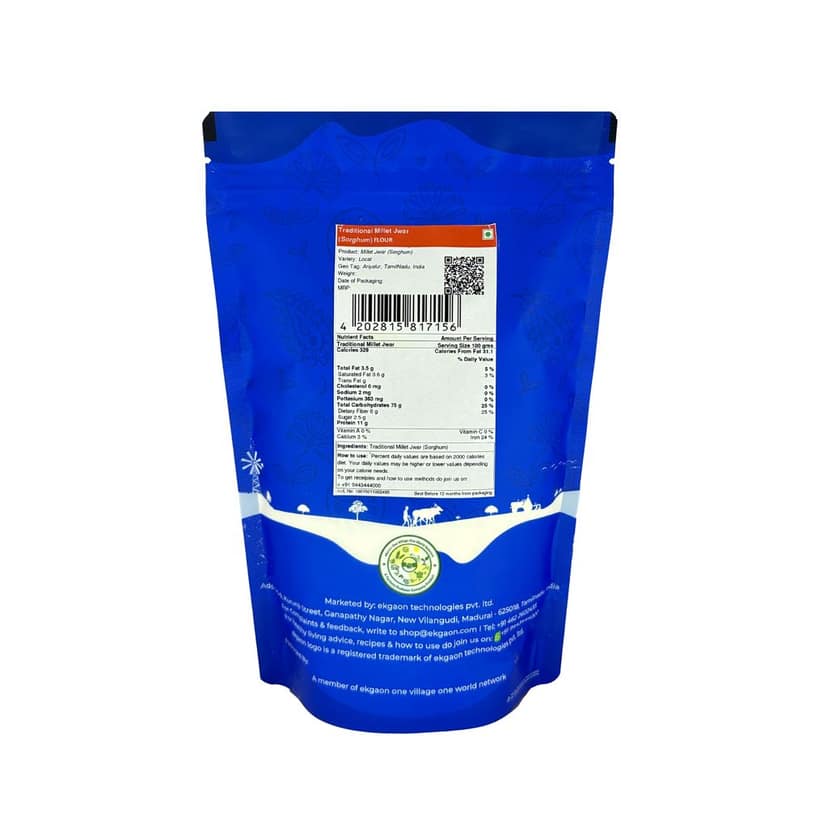 Jwar(Sorghum) Flour 500gms view 2