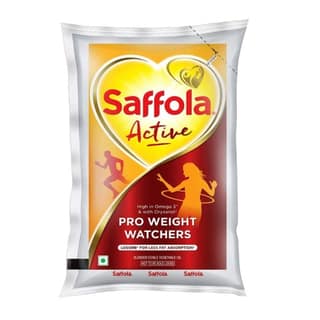 Saffola Active Pro Weight Watchers Oil Pouch 1 Ltr