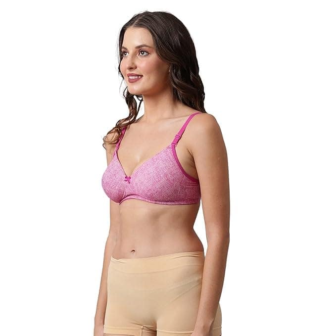 Be-wild Full coverage non wired casual t-shirt Padded bra for women and girls/ladies/everyday/fancy/adjustable/regular/cotton/seamless bra view 4