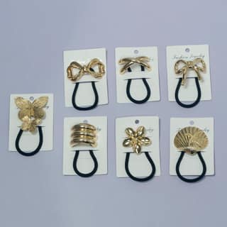 Golden Metal Hair Tie