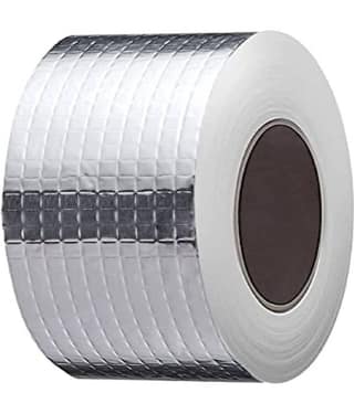 Dust n Shine Aluminium Waterproof Tape for Repair Pipe Leakage or Roof Water Leakage Solution -5m