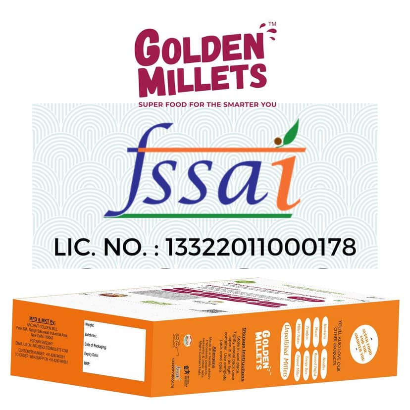 GOLDEN MILLETS Chocolate Almond millet cookies,0% Maida,Cookies (150 g, Pack of 2) view 5