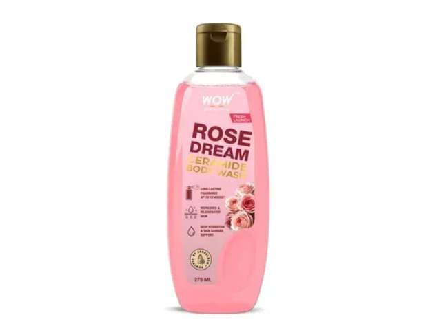 WOW Skin Science Rose Dream Body Wash, Rose Water & Ceramide Gel Cleanser -275 ml