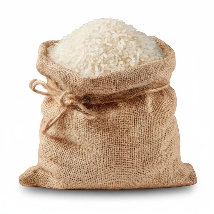 Premium White Rice - 10 kg - One jute bag view 2