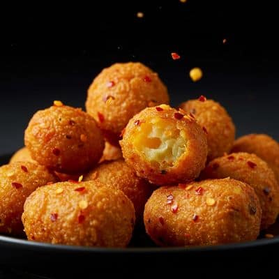 Chilli Garlic Potato Shots