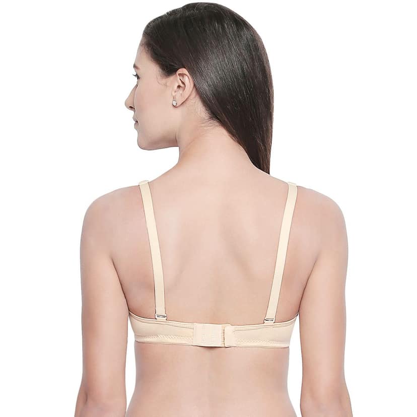 Bodycare Women Cotton Spandex Full Coverage Padded Regular Bra 6590-Skin view 3