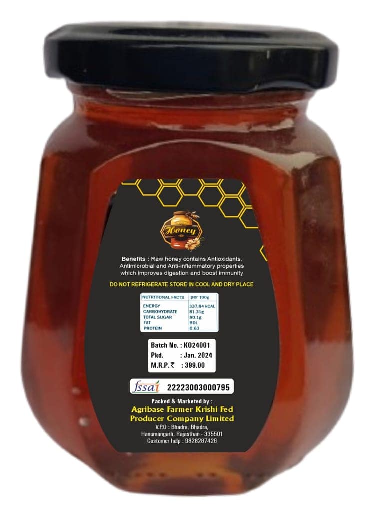 Kundali Organic Pure Raw Honey 250Gm view 2