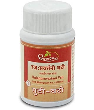 Dhootpapeshwar RAJAHPRAVARTANI VATI 60 TABS (PACK OF 3)