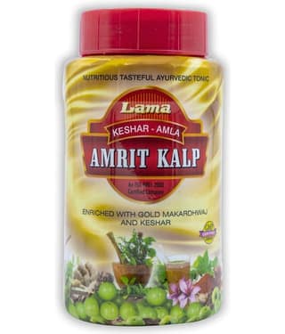 Lama Amrit Kalp- With Gold And Keshar Paste 1 Kg Pack of 1