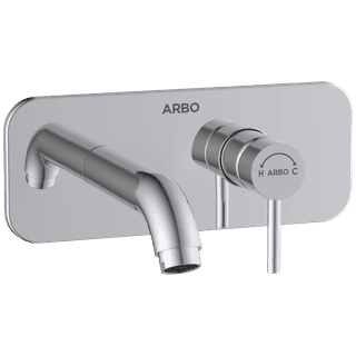 LX-1367 Exposed Part Kit For Single Lever Basin Mixer Wall Mounted With Consisting Of Operative Lever, Basin Spout & Wall Flange