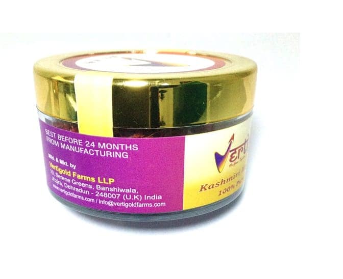 Kashmiri Pure Saffron - Mongra 1 GM view 10