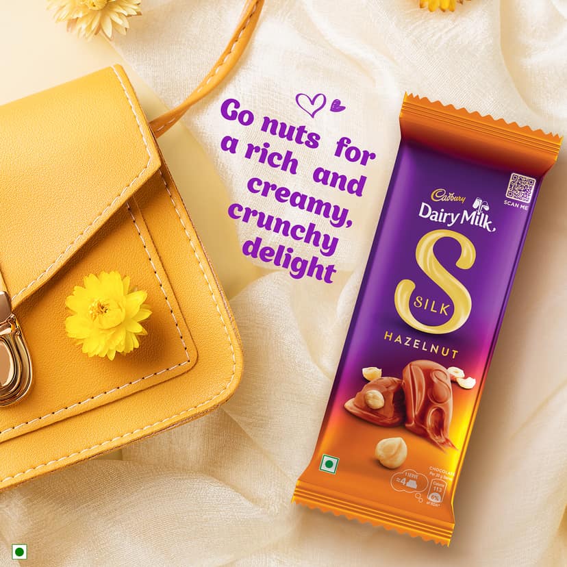 Cadbury Dairy Milk Silk Hazelnut Chocolate Bars, 58 g view 4
